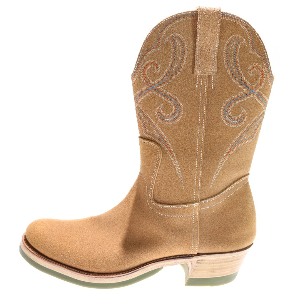 CLINCH(クリンチ) ×TATTOO STUDIO YAMADA COWBOY BOOTS CUTLASS タトゥー スタジオ ヤマダ カウボーイ カトラス ウエスタンロングブーツ ブラウン