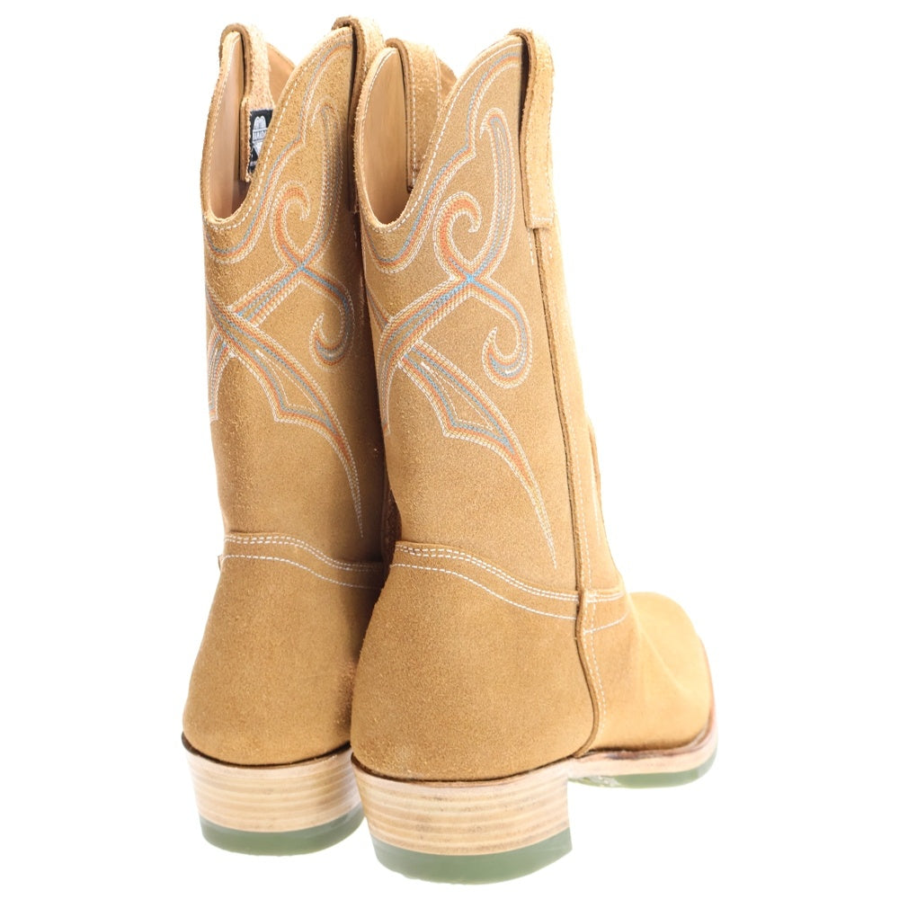 CLINCH(クリンチ) ×TATTOO STUDIO YAMADA COWBOY BOOTS CUTLASS タトゥー スタジオ ヤマダ カウボーイ カトラス ウエスタンロングブーツ ブラウン