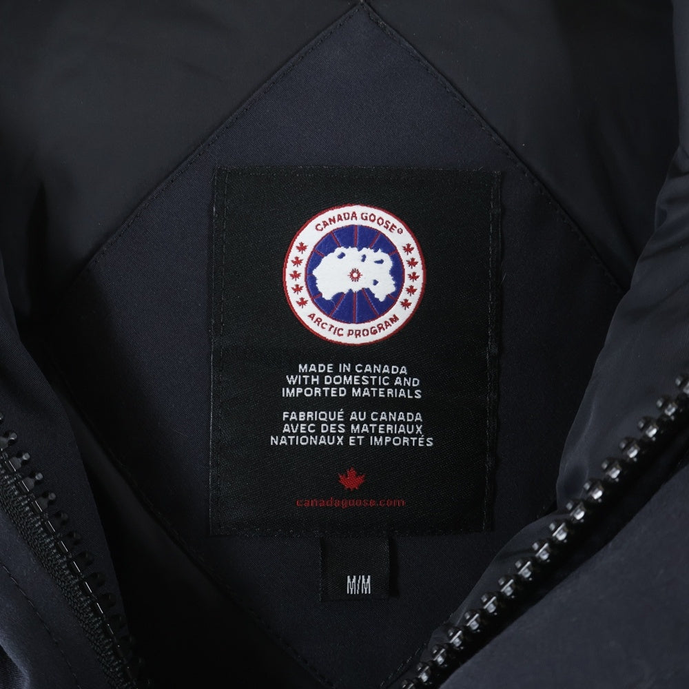 CANADA GOOSE(カナダグース) JASPER PARKA ジャスパーパーカー マルチポケット ジップアップ ファーフーデッドダウンジャケット ネイビー 3438JM