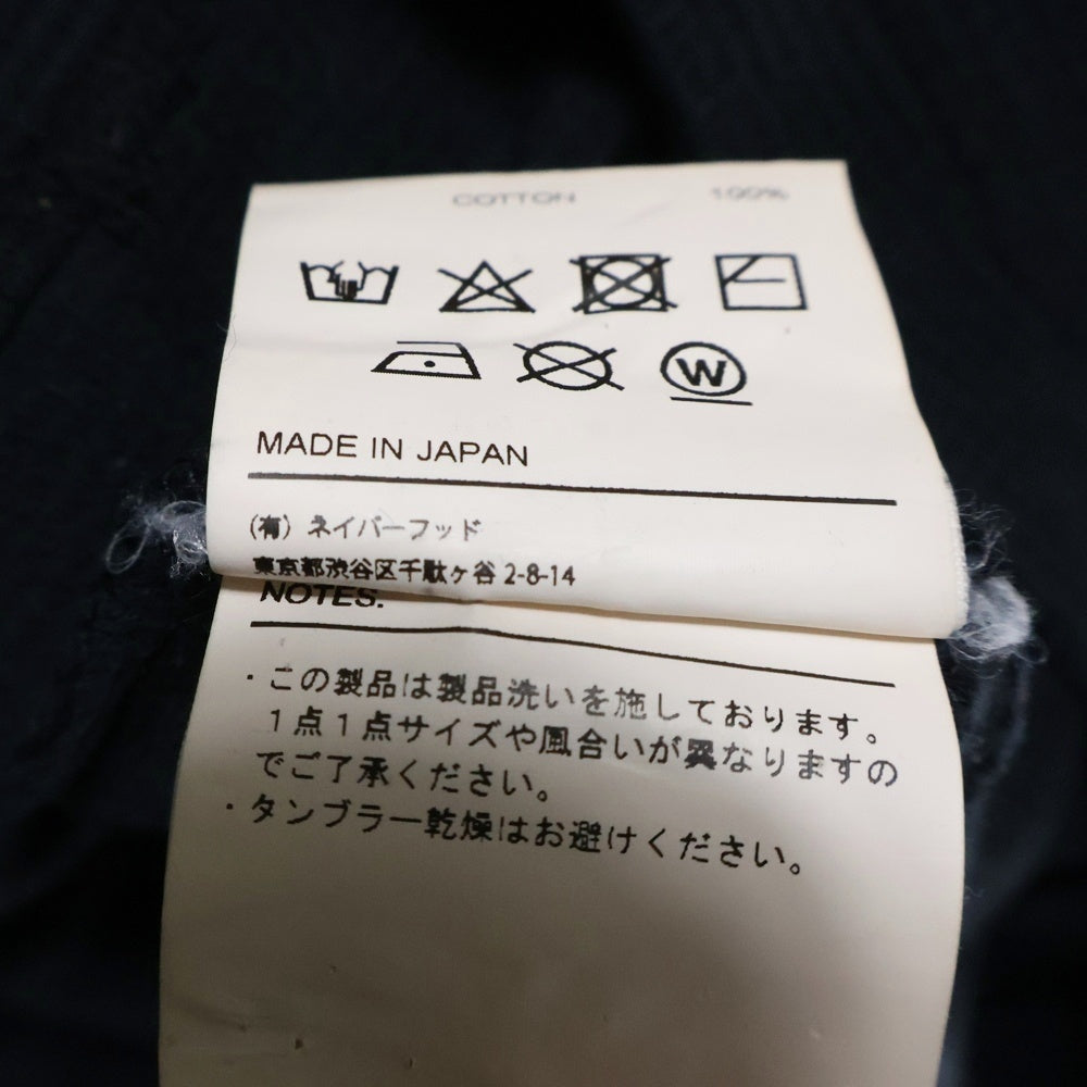 NEIGHBORHOOD(ネイバーフッド) 17AW A-WAFFLE/C-CREW.LS ワッフルTシャツ 長袖クルーネックカットソー ブラック 172TPNH-CSM01