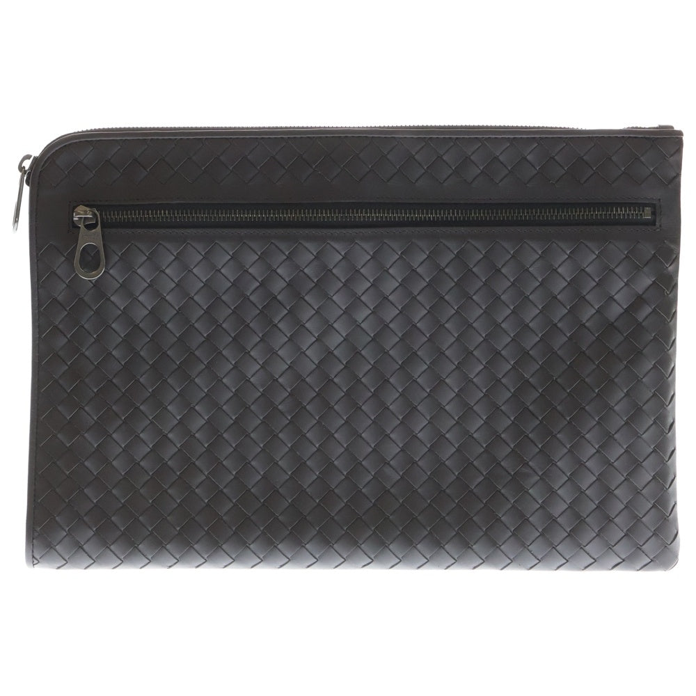 BOTTEGA VENETA ボッテガヴェネタ マキシイントレチャート ドキュメントケース クラッチバック セカンドバック ブラウン B05045459K BOTTEGA VENETA(ボッテガヴェネタ) マキシイントレチャート