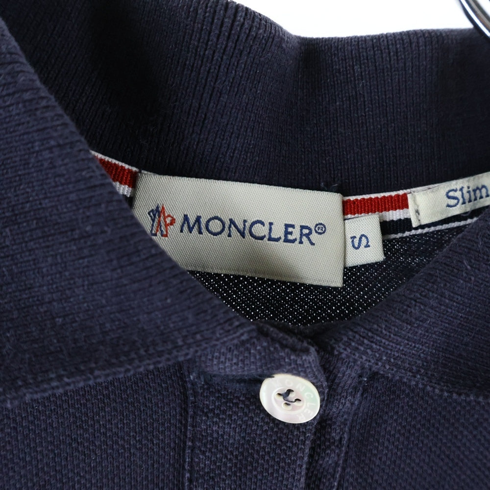 MONCLER(モンクレール) ロゴワッペン スリムフィット 半袖 コットン