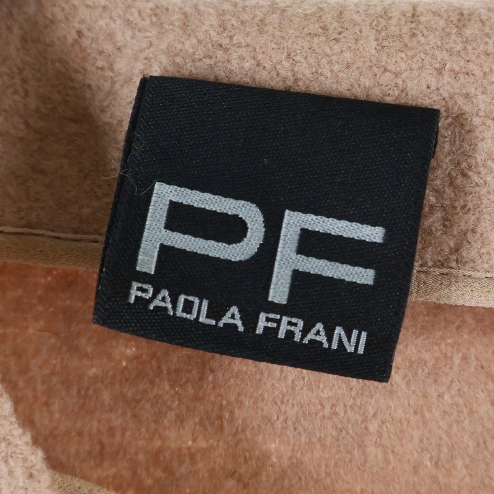 NO BRAND(ノーブランド) PAOLA FRANI パオラフラーニ コットン ノースリーブワンピース レディース ピンク