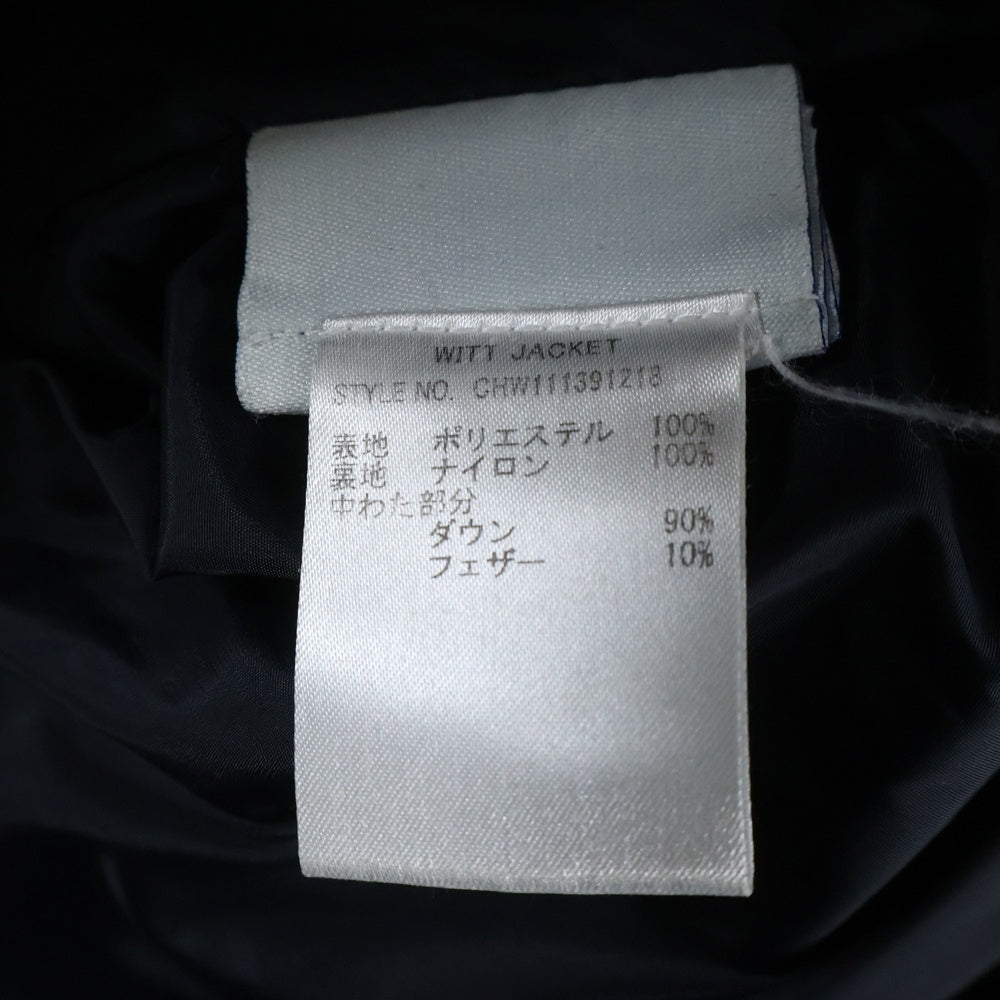 Cape Heights(ケイプハイツ) WITT JACKET ウィット ダブルポケット ジップアップ フーデッド ダウンジャケット ネイビー レディース CHW111391218