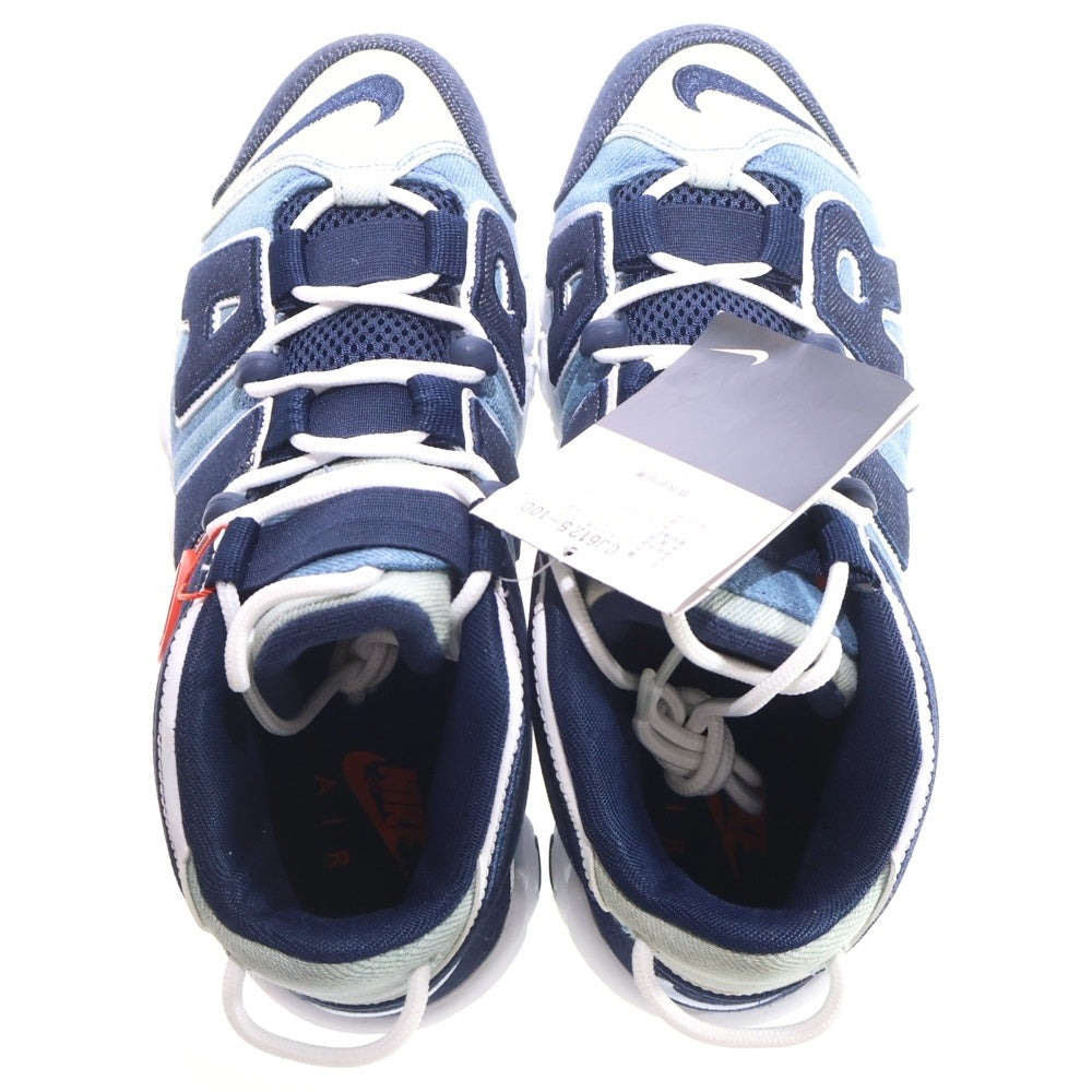 NIKE(ナイキ) AIR MORE UPTEMPO 96 DENIM エアモアアップテンポ デニム ローカットスニーカー レディース インディゴ US7.5/25.5cm CJ6125-100