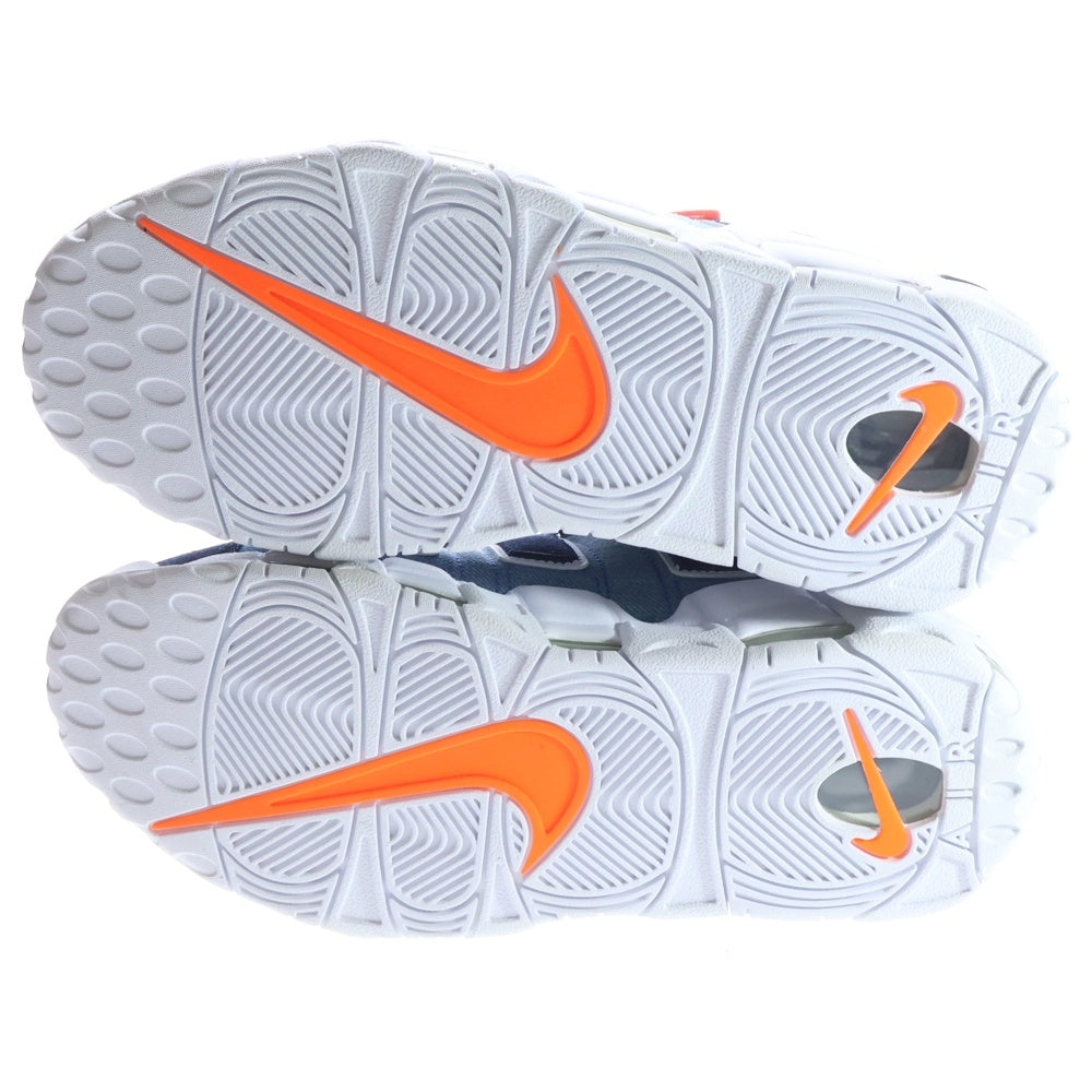 NIKE(ナイキ) AIR MORE UPTEMPO 96 DENIM エアモアアップテンポ デニム ローカットスニーカー レディース インディゴ US7.5/25.5cm CJ6125-100
