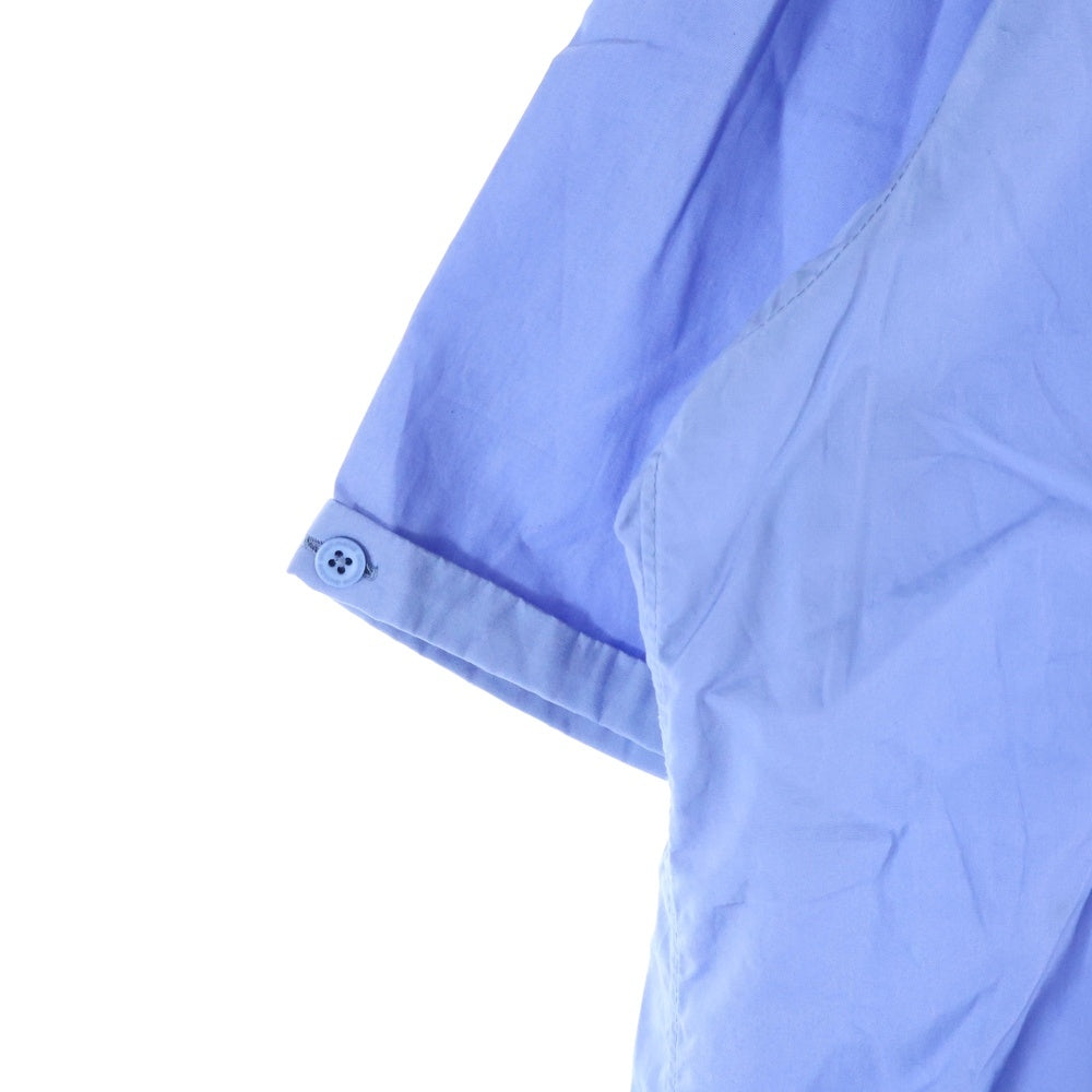nonnative(ノンネイティブ) 17SS CLEAK SHIRT S/S COTTON BROAD クリーク ブロード ショートスリーブ コットンシャツ ブルー NN-S3124