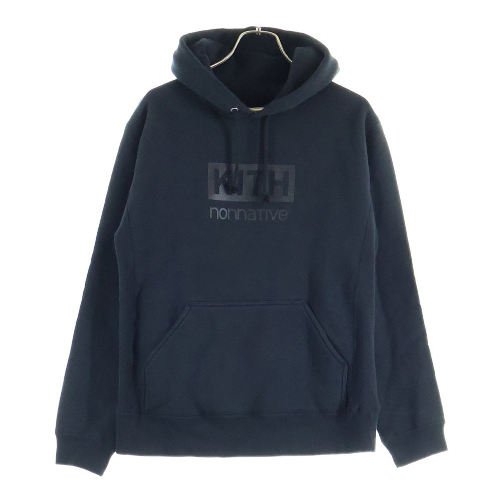 nonnative(ノンネイティブ) 17AW ×KITH TRAINER HOODY TERRY トレーナー テリー プルオーバースウェットパーカー フーディー ブラック NN-KITH-C001