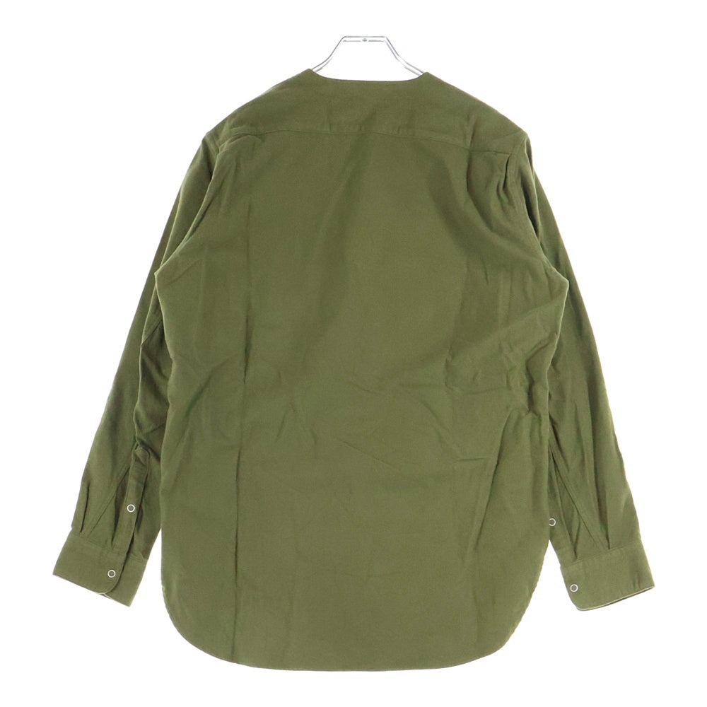 nonnative(ノンネイティブ) 19AW CARPENTER SHIRT JACKET COTTON FLANNEL カーペンター フランネル コットン シャツジャケット カーキ NN-SJ3603