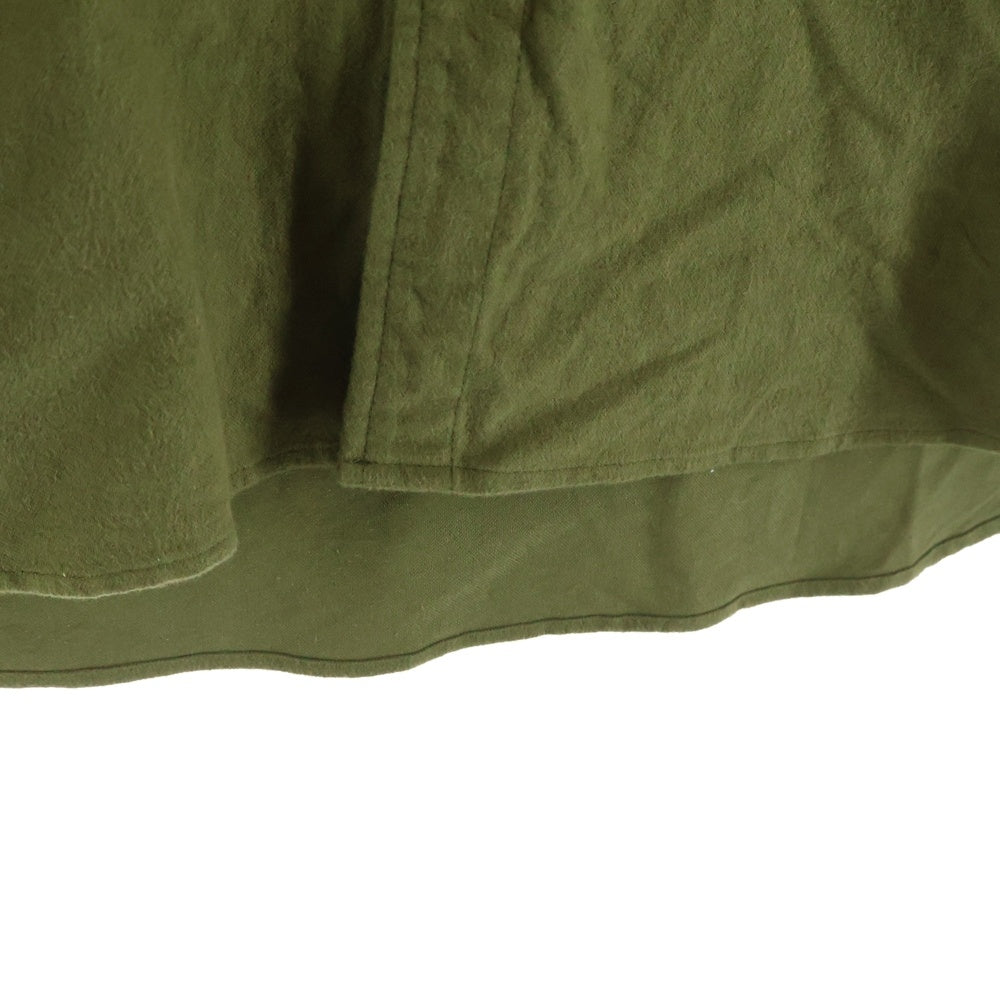 nonnative(ノンネイティブ) 19AW CARPENTER SHIRT JACKET COTTON FLANNEL カーペンター フランネル コットン シャツジャケット カーキ NN-SJ3603