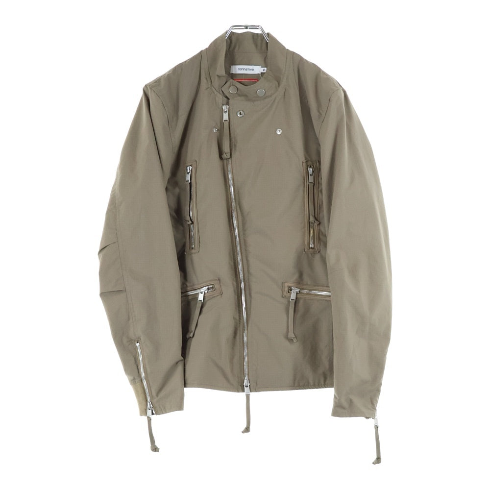 nonnative(ノンネイティブ) 16AW DICROS MAURI WINDSTOPPER ディクロス マウリ ウィンドストッパー ダブルライダースジャケット ベージュ NN-J3004