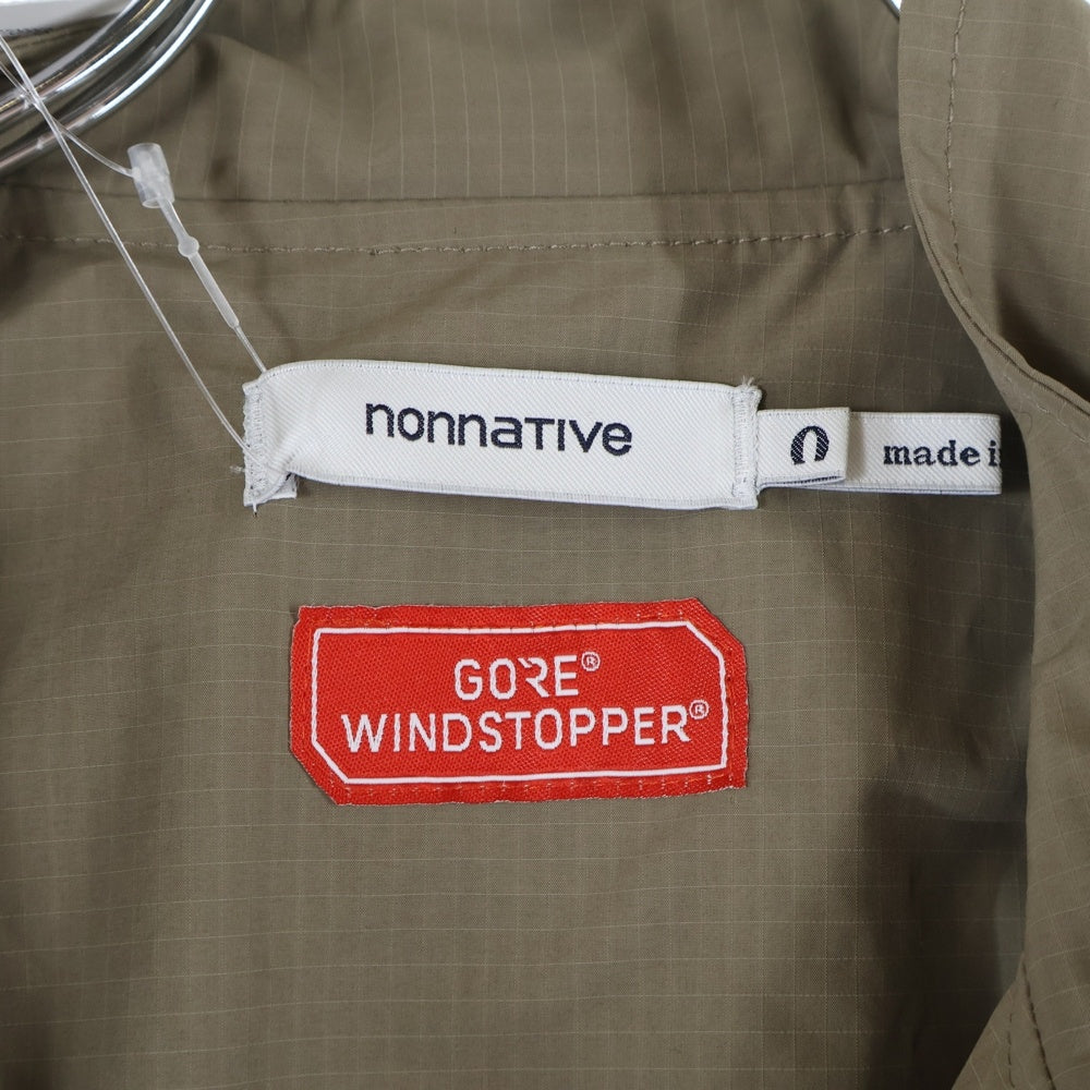 nonnative(ノンネイティブ) 16AW DICROS MAURI WINDSTOPPER ディクロス マウリ ウィンドストッパー ダブルライダースジャケット ベージュ NN-J3004