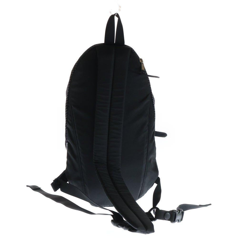 GREGORY(グレゴリー) ロゴパッチ チェック柄 ウエストボディバッグ ブラック/ホワイト