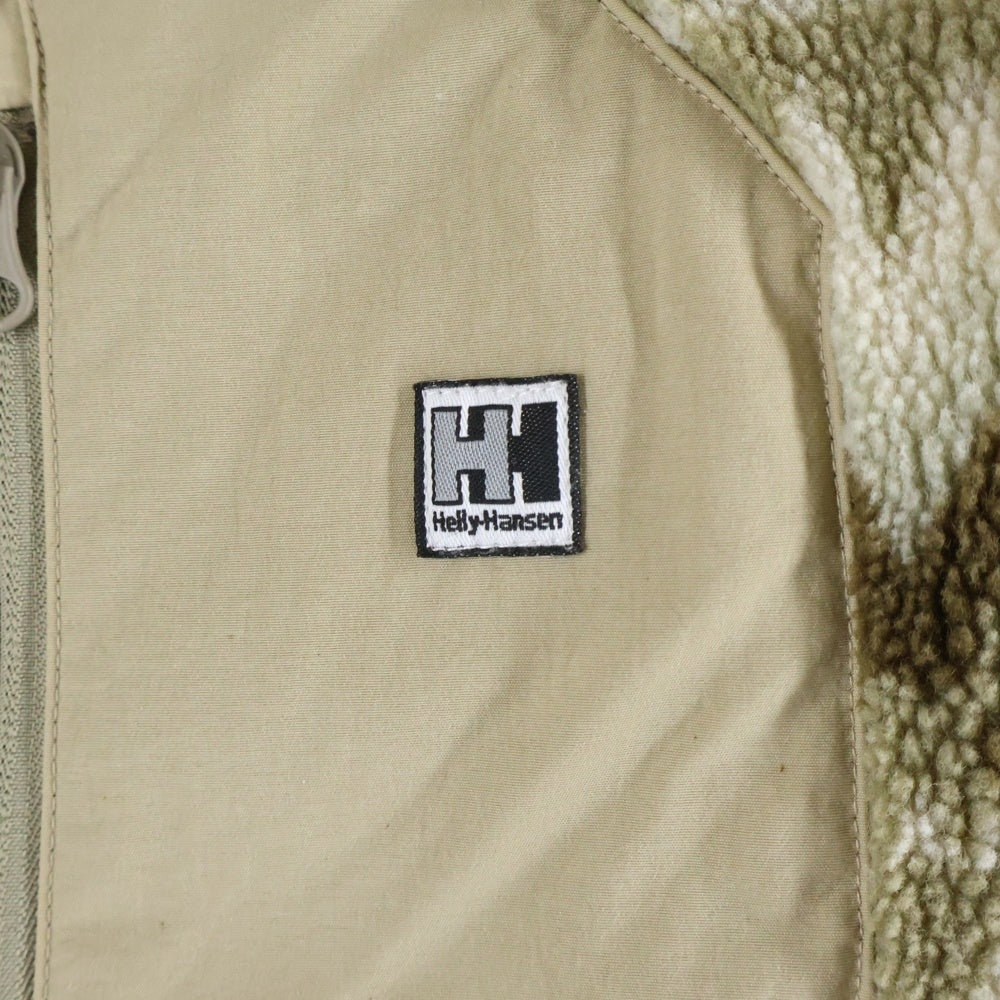HELLY HANSEN(ヘリーハンセン) ファイバーパイル ジャガード 胸ポケット ボアジャケット ブラウン HE52172