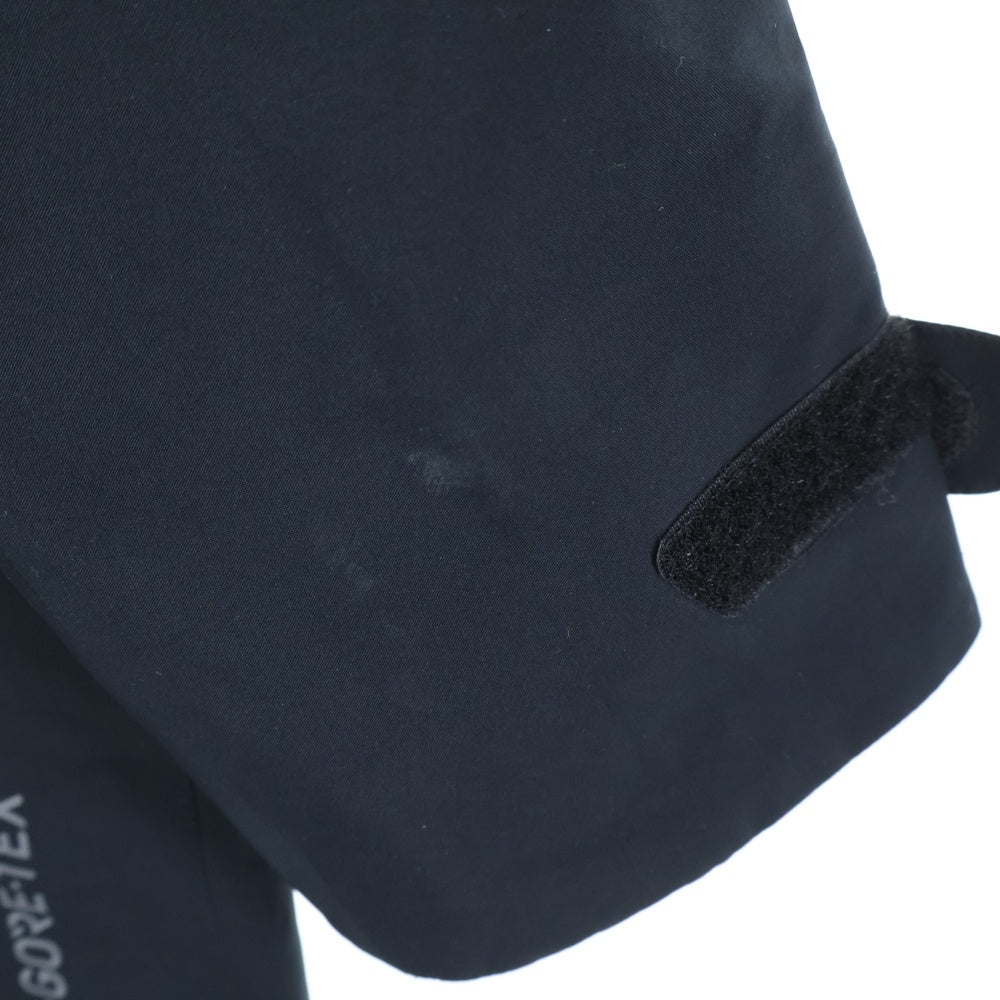 MAMMUT(マムート) GORE-TEX UTILITY HS COAT ゴアテックス アームロゴデザイン フーデット ユーティリティコート ブラック 1010-29310