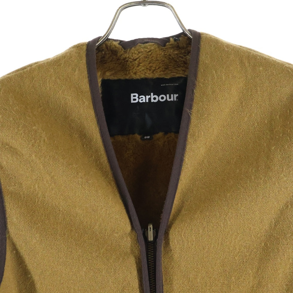 Barbour(バブアー) WARM PILE WAISTCOAT ZIP IN LINER ウォーム パイル ウエストコート ジップイン ライナー ベスト ブラウン MLI0004 BR31