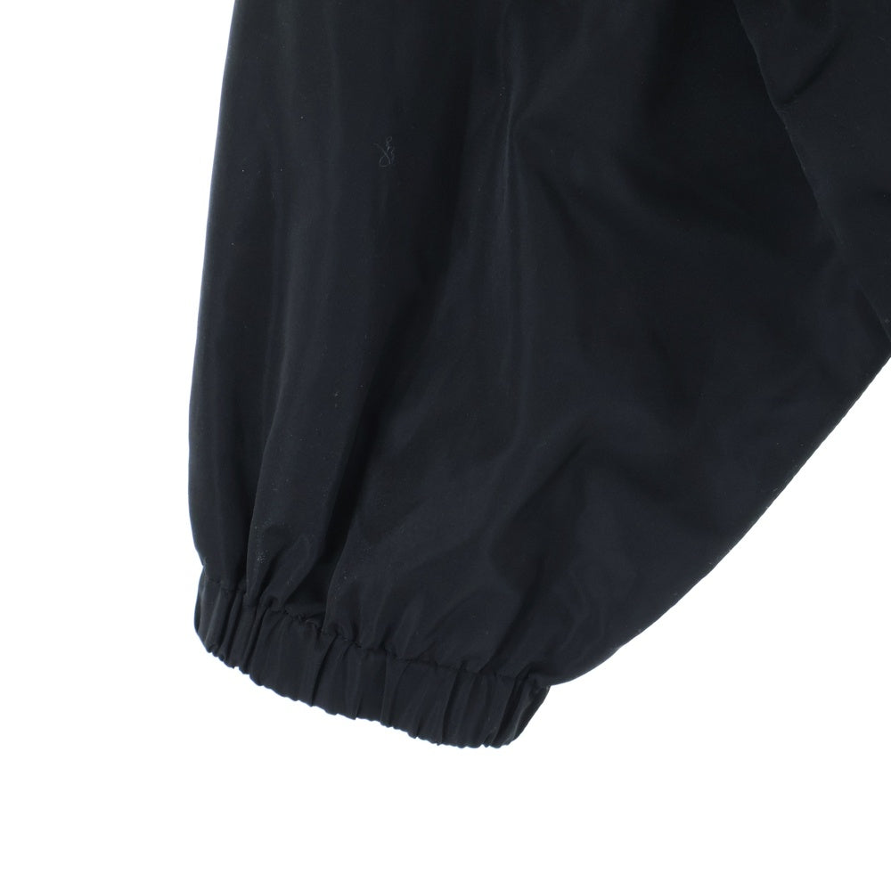 UMBRO(アンブロ) ×LUI'S ルイス ロゴエンブロイダリー ジップアップ ナイロン トラックジャケット ブラック LUZ5051207A0001