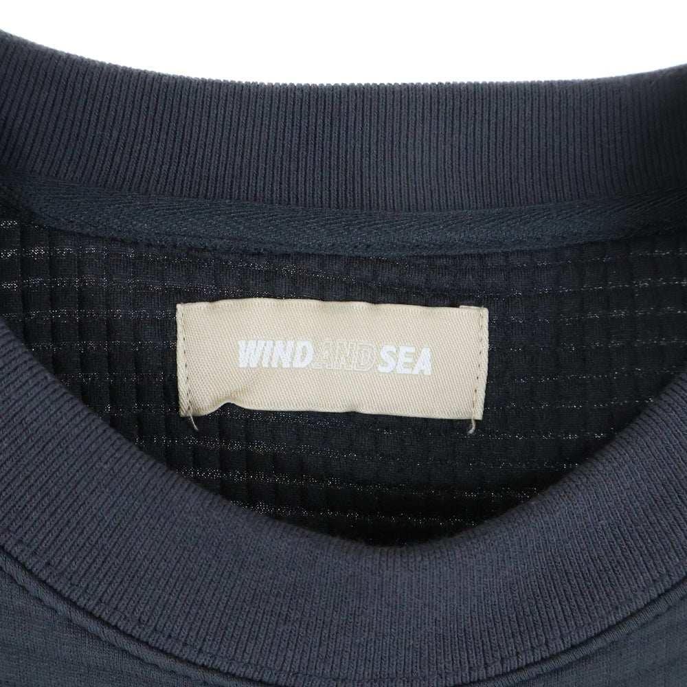 WIND AND SEA(ウィンダンシー) WIND AIR TEX RAGLAN CREW NECK ウィンドエアテックス ラグランクルーネック スウェット トレーナー グレー WDS-O-ESS-25-Q1-TFW-06