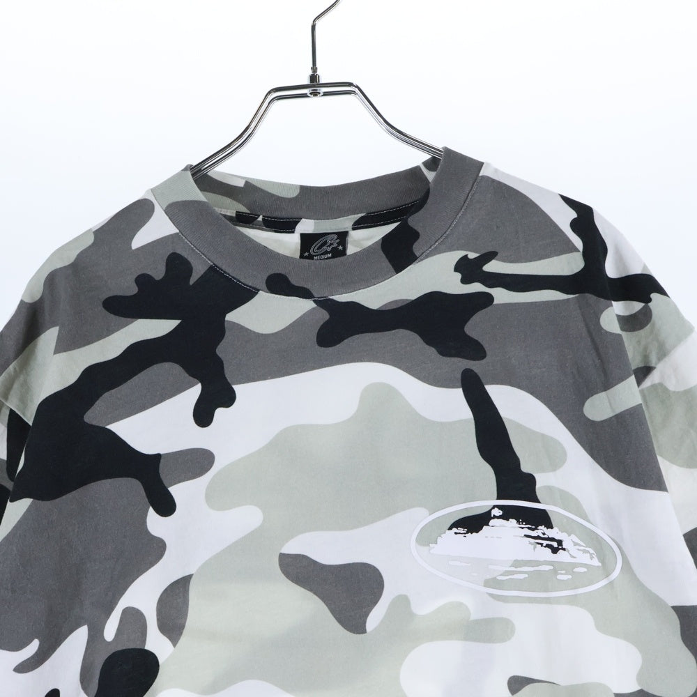 Corteiz(コーテイズ) Island Puff Print Tee Arctic Camo アイランドパフ アークティックカモ プリント半袖Tシャツ カットソー グレー