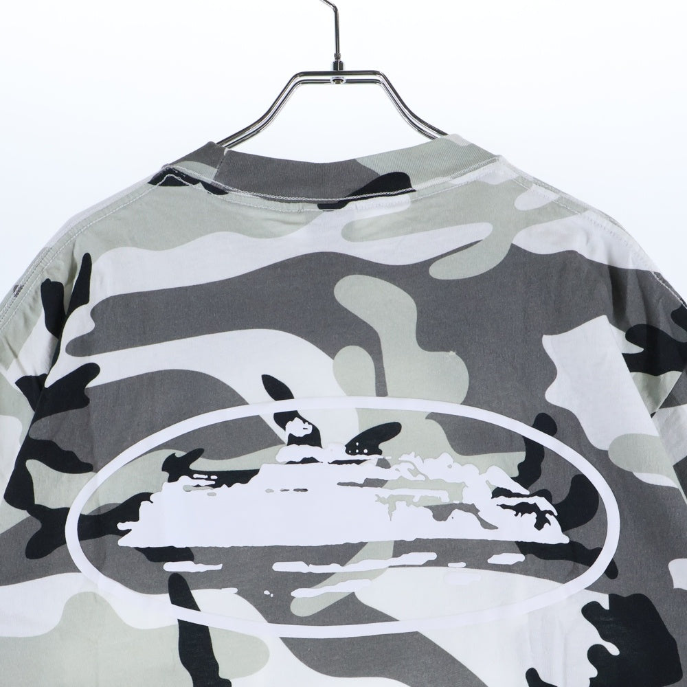 Corteiz(コーテイズ) Island Puff Print Tee Arctic Camo アイランドパフ アークティックカモ プリント半袖Tシャツ カットソー グレー