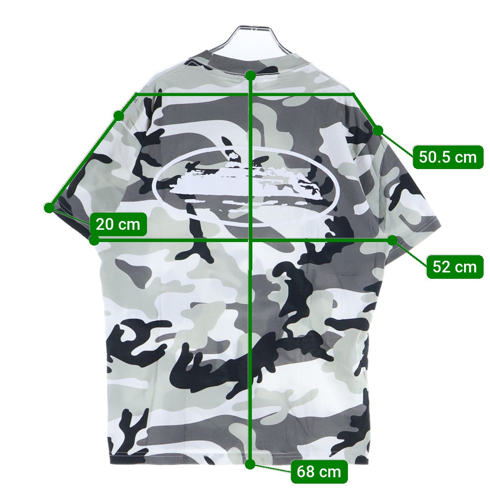 Corteiz(コーテイズ) Island Puff Print Tee Arctic Camo アイランドパフ アークティックカモ プリント半袖Tシャツ カットソー グレー