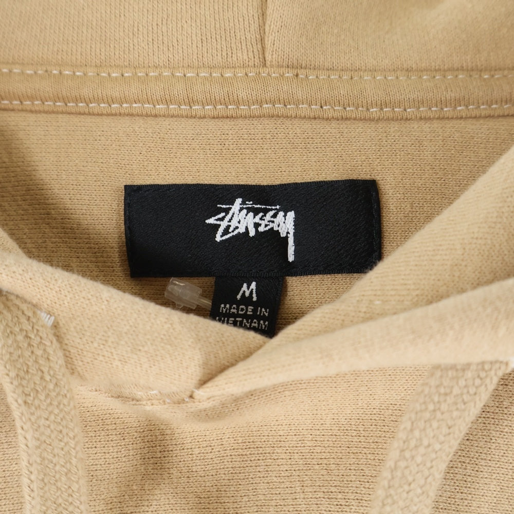 STUSSY(ステューシー) 8 Ball Applique Sweat Hoodie エイトボール アップリケ スウェットフーディ プルオーバーパーカー ブラウン 118457
