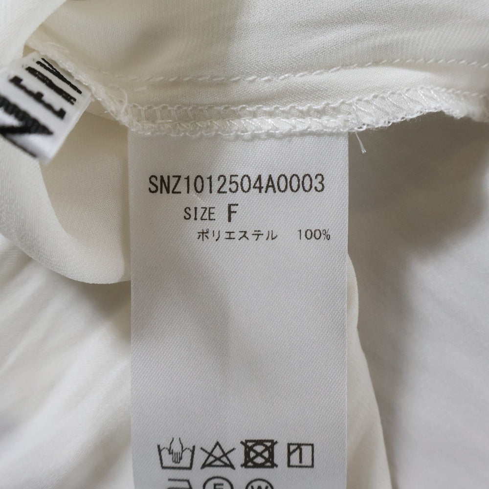 NO BRAND(ノーブランド) SHENERY シーナリー 2WAY フリルカラー ポリエステルブラウス ホワイト レディース SNZ1012504A0003