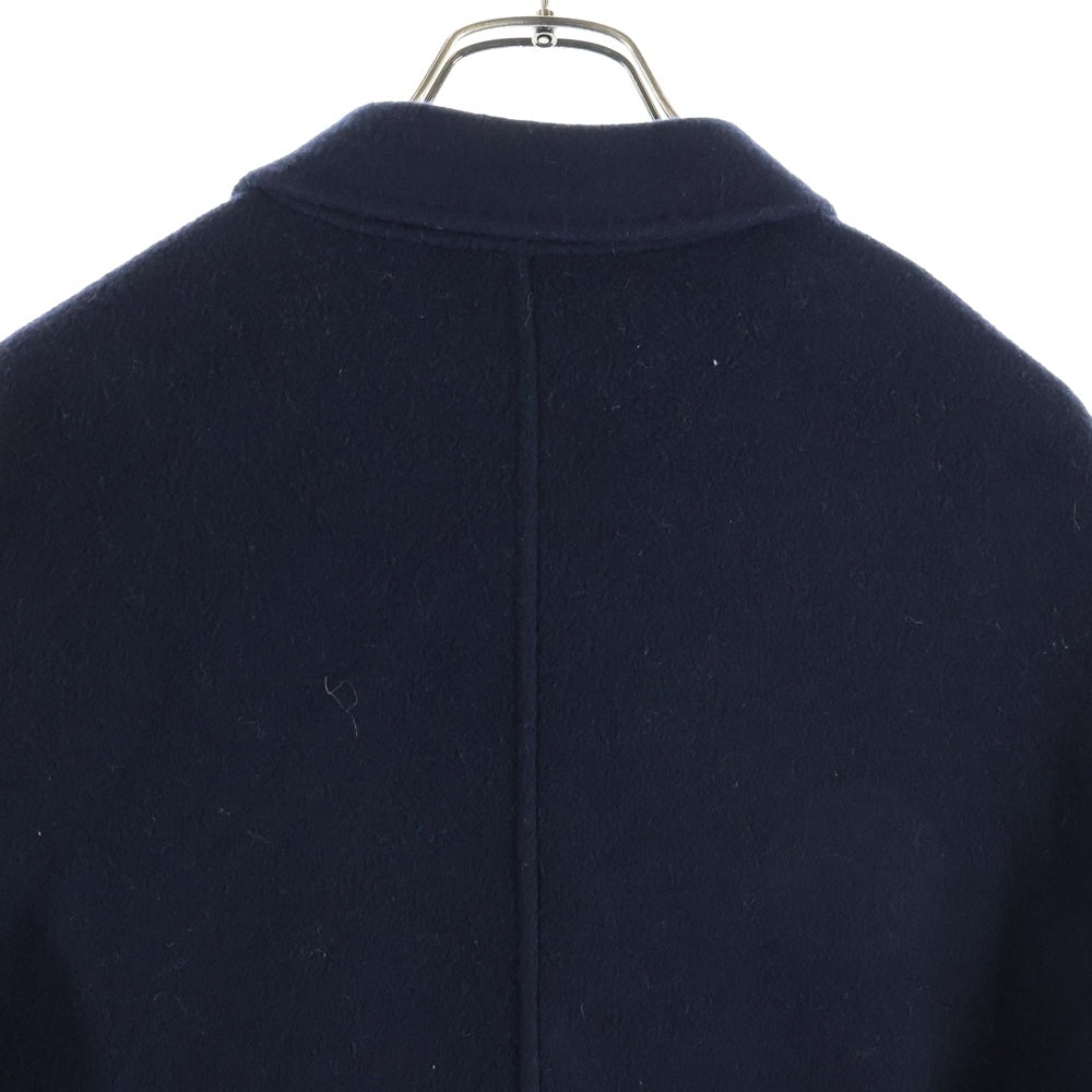 NO BRAND(ノーブランド) THE SHINZONE シンゾーン JERMYN COAT ウール 2B ロング チェスターコート ネイビー 20AMSC051