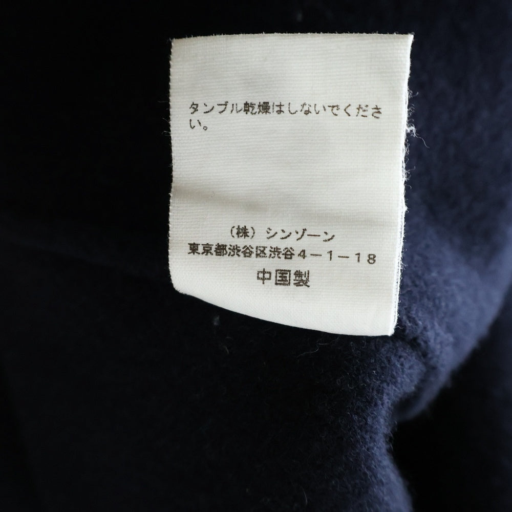 NO BRAND(ノーブランド) THE SHINZONE シンゾーン JERMYN COAT ウール 2B ロング チェスターコート ネイビー 20AMSC051