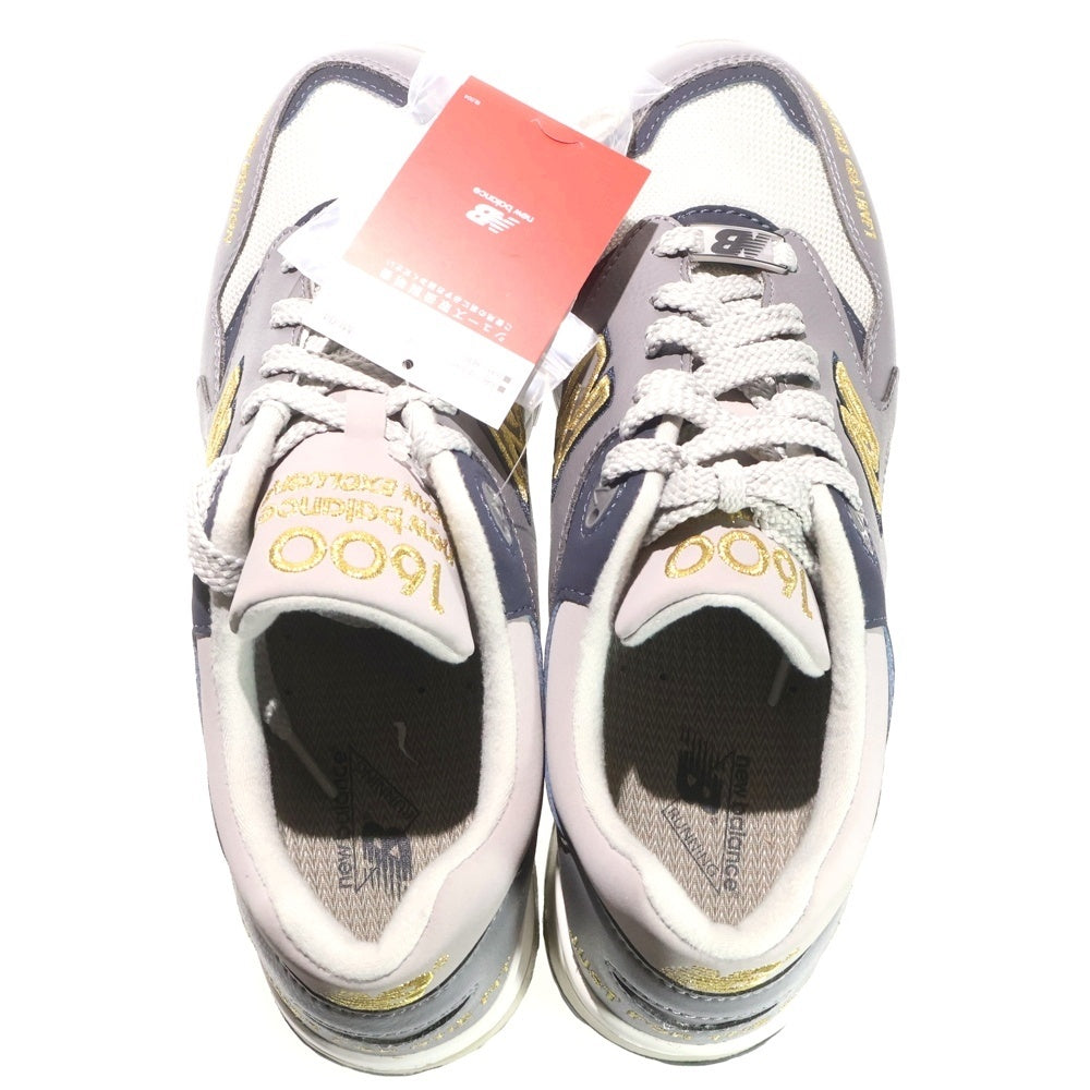 New Balance(ニューバランス) CM1600LE GRAY レザー ローカットスニーカー グレー US9/27cm