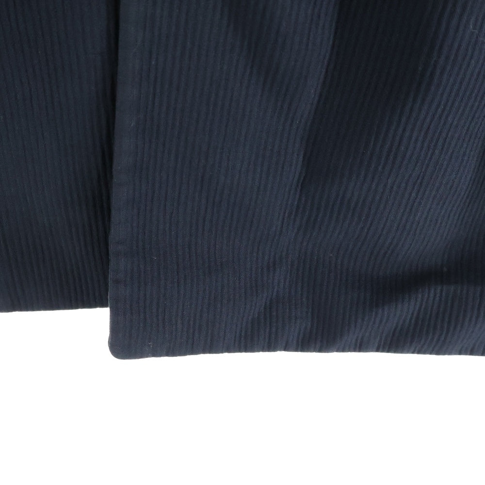 COMME des GARCONS HOMME(コムデギャルソンオム) 80S ストライプ ノーベントデザイン ダブルテーラードジャケット ネイビー HJ-011001M