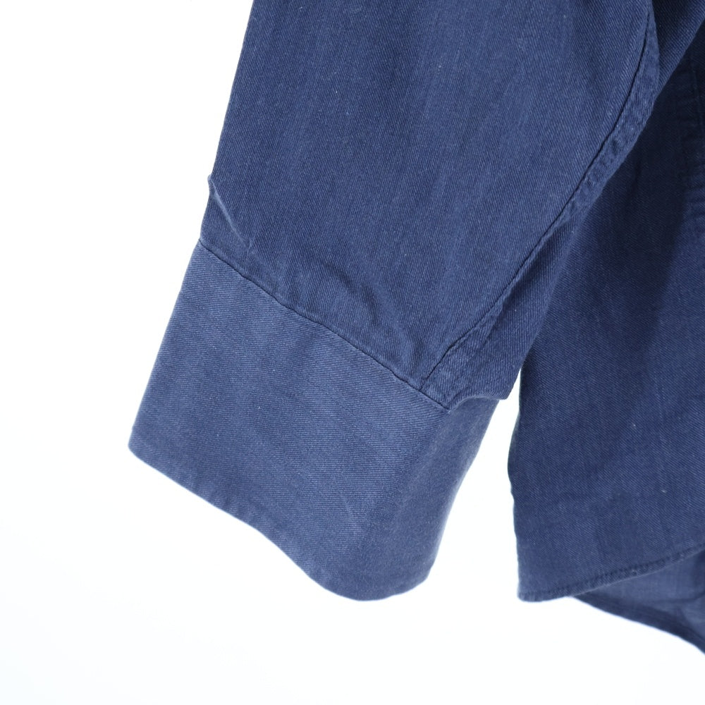 Aquascutum(アクアスキュータム) 長袖ボタンダウンシャツ ブルー A5562001-39