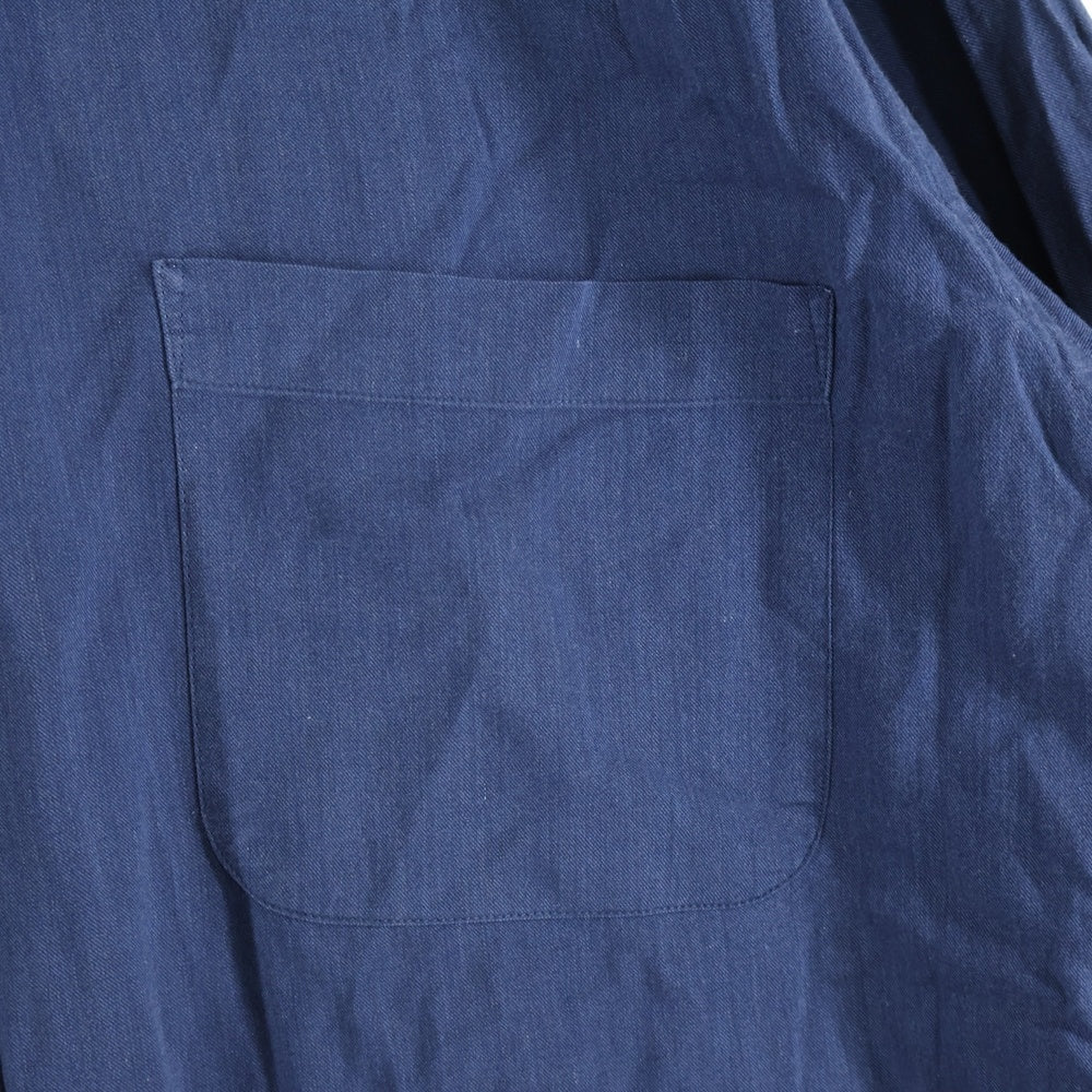 Aquascutum(アクアスキュータム) 長袖ボタンダウンシャツ ブルー A5562001-39