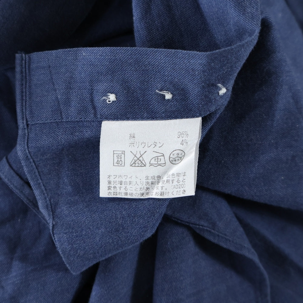 Aquascutum(アクアスキュータム) 長袖ボタンダウンシャツ ブルー A5562001-39