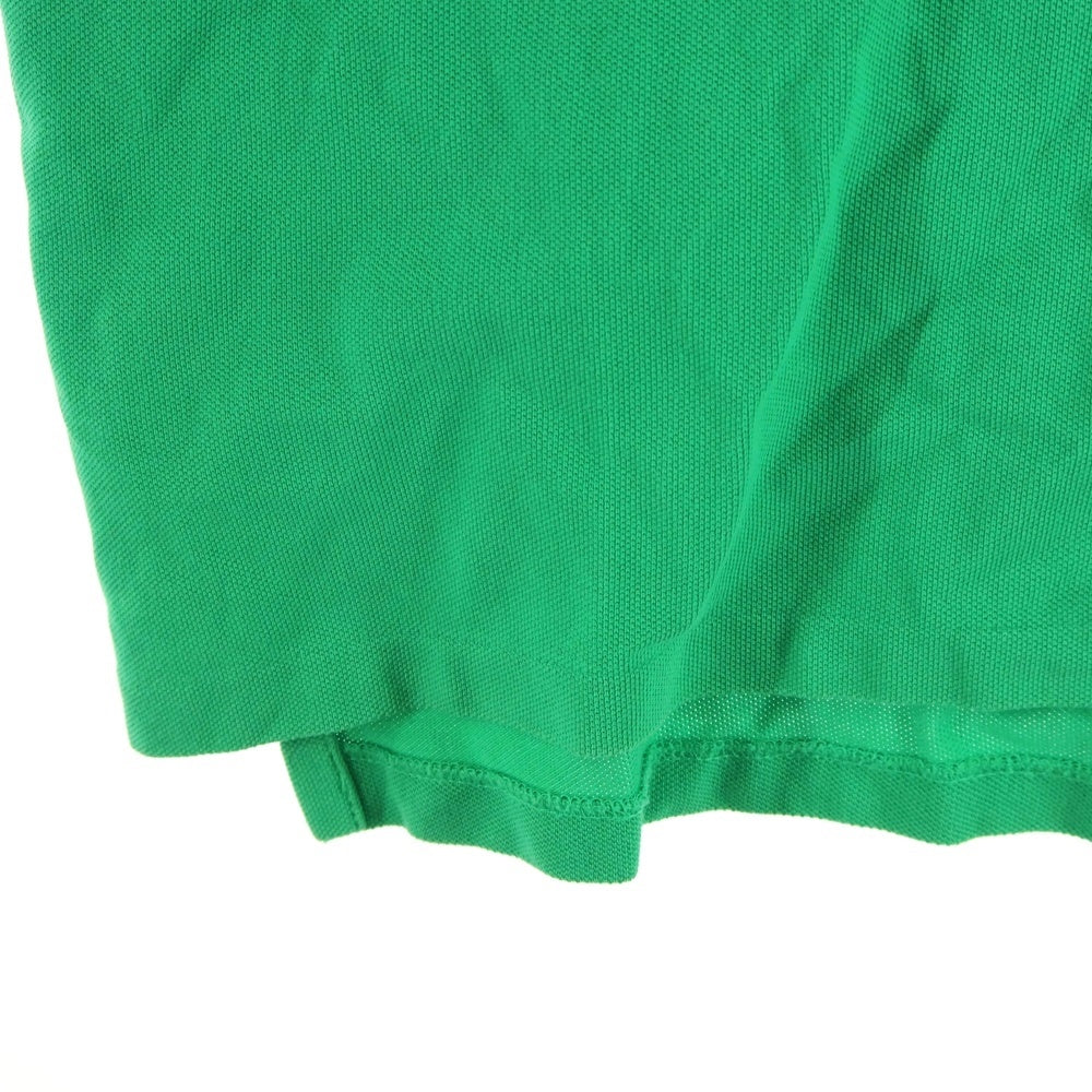 POLO RALPH LAUREN(ポロラルフローレン) CUSTOM SLIM FIT 胸ロゴ刺繍 半袖コットンポロシャツ グリーン