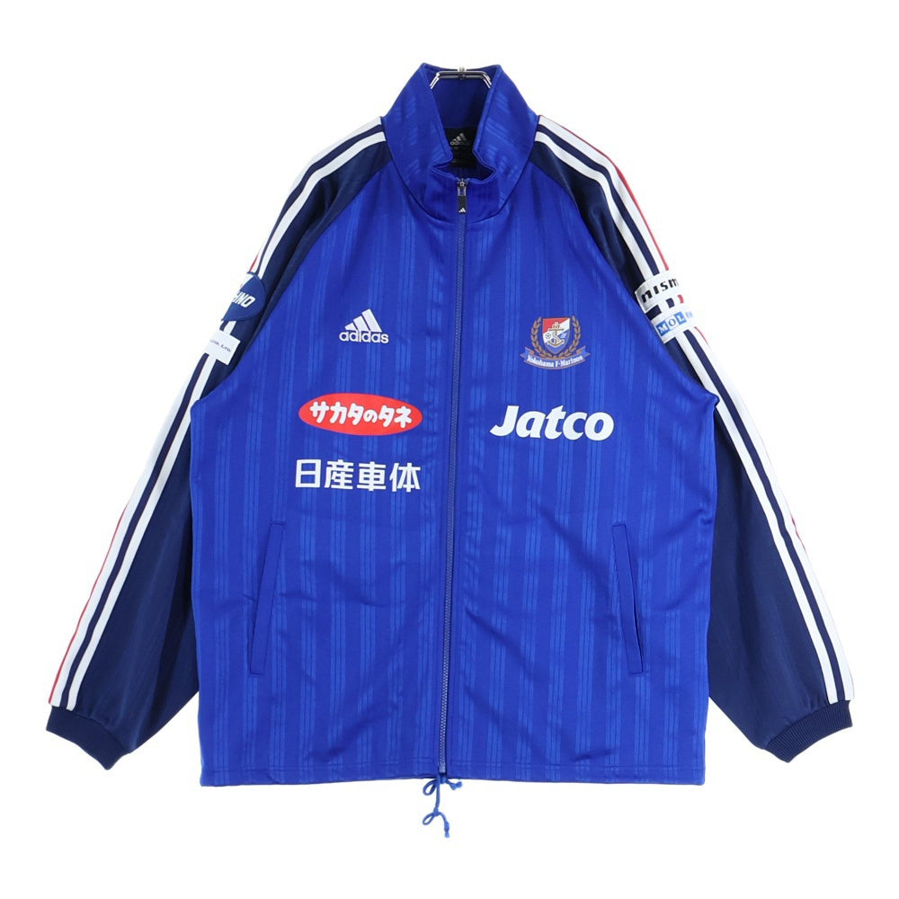adidas(アディダス) 2012 横浜Fマリノス 長袖ジップアップジャケット トレーニングジャージ ブルー