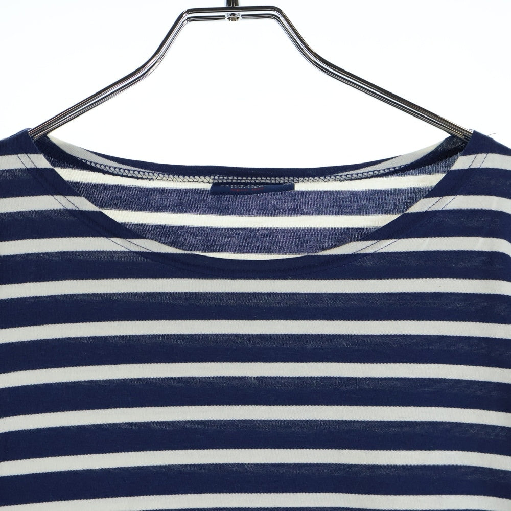 SAINT JAMES(セントジェームス) ボーダーTシャツ 長袖クルーネックカットソー ネイビー/ホワイト