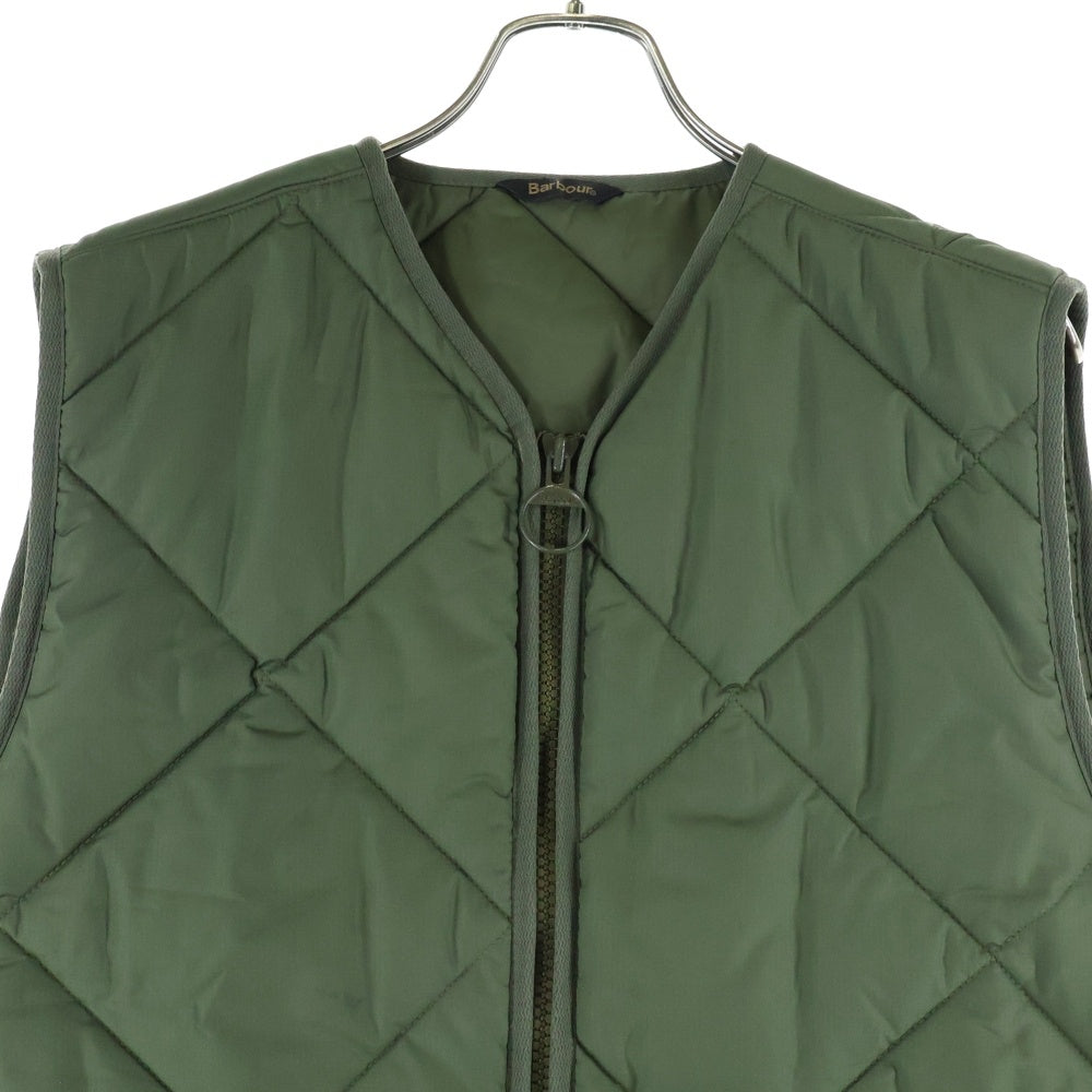 Barbour(バブアー) 24AW FIELD QUILTED GILET フィールド キルテッド ジレ ジップアップベスト カーキ 242MGI0255