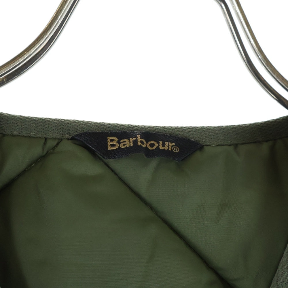 Barbour(バブアー) 24AW FIELD QUILTED GILET フィールド キルテッド ジレ ジップアップベスト カーキ 242MGI0255