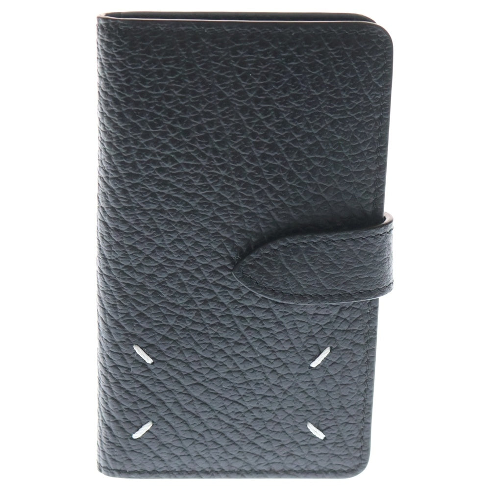 Maison Martin Margiela(メゾンマルタンマルジェラ) 4ステッチ レザーカードケース 財布 ブラック SA2VX0004 P4455