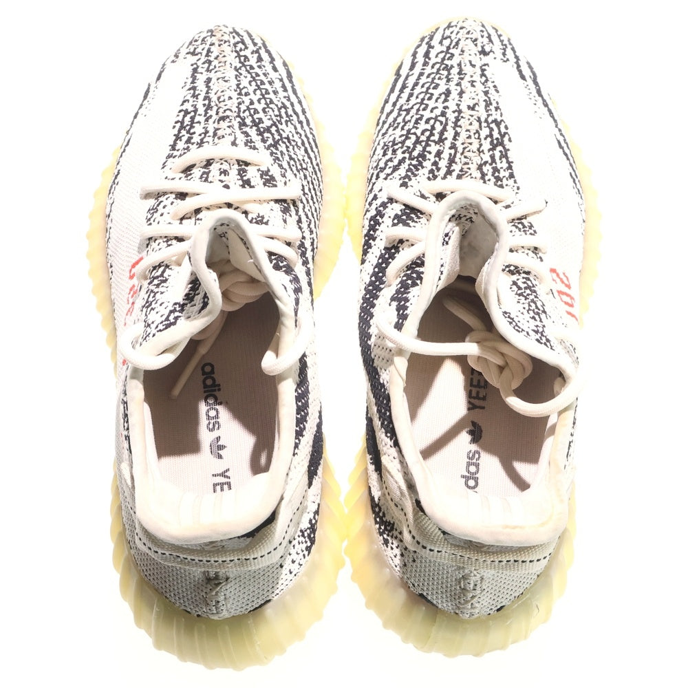 adidas(アディダス) YEEZY BOOST 350 V2 ZEBRA イージー ブースト ブイツー ゼブラ ローカットスニーカー ホワイト US9/26.5cm CP9654