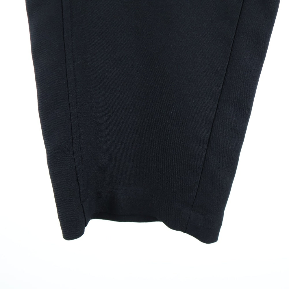 BLACK COMME des GARCONS(ブラックコムデギャルソン) 19AW AD2019 ドッキング ポリエステル スラックスパンツ ブラック 1D-F024