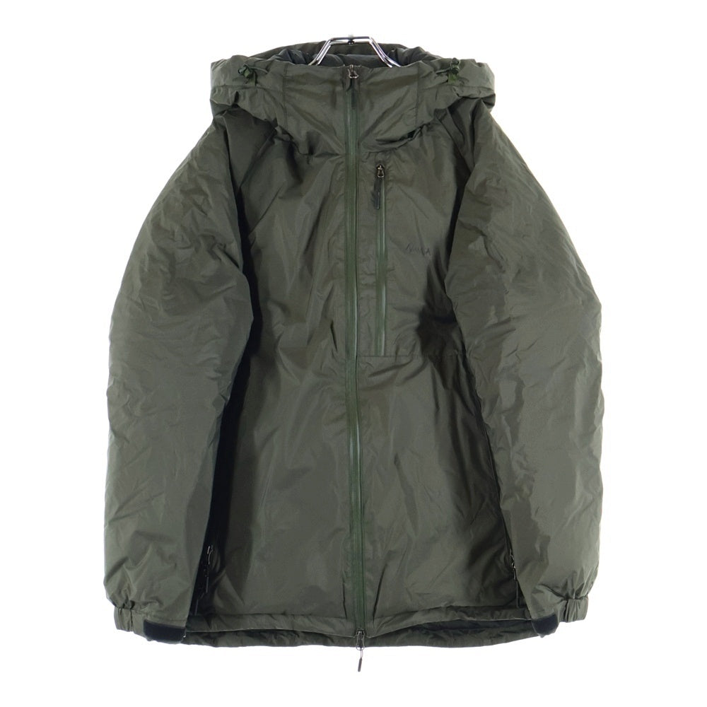 NANGA(ナンガ) AURORA LIGHT DOWN JACKET オーロラ ライト フーデッド ジップアップ ダウンジャケット カーキ P000004