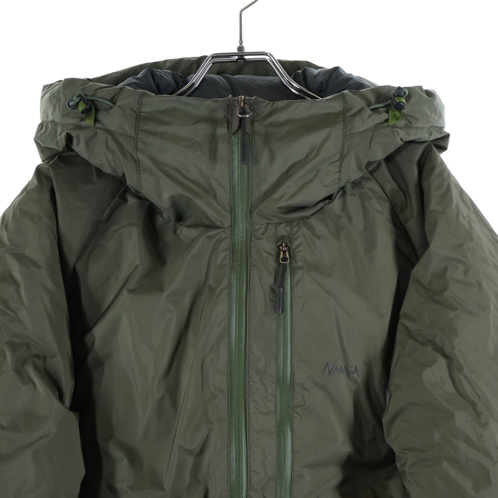 NANGA(ナンガ) AURORA LIGHT DOWN JACKET オーロラ ライト フーデッド ジップアップ ダウンジャケット カーキ P000004