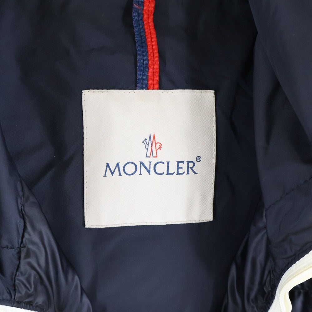 MONCLER(モンクレール) 19AW ALAVOINE アラヴォン アームロゴデザイン ジップアップ ダウンジャケット ネイビー E10914030485