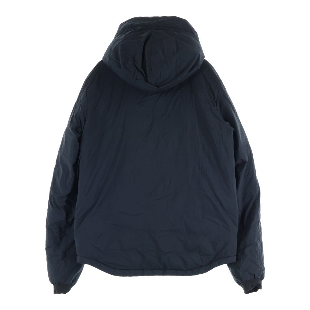 CANADA GOOSE(カナダグース) LODGE HOODY ロッジフーディ アームロゴデザイン フーデッド ジップアップ ダウンジャケット ブラック 5078M