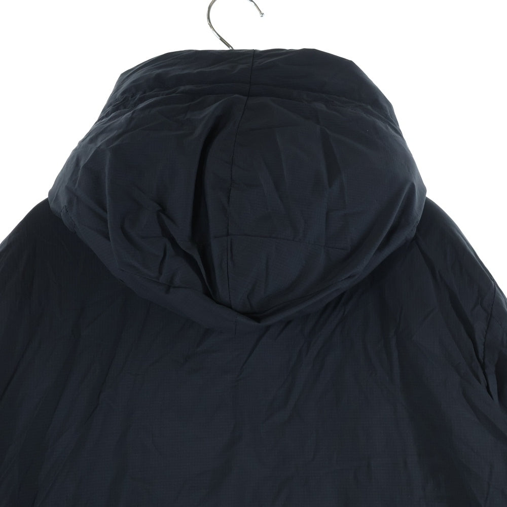 CANADA GOOSE(カナダグース) LODGE HOODY ロッジフーディ アームロゴデザイン フーデッド ジップアップ ダウンジャケット ブラック 5078M