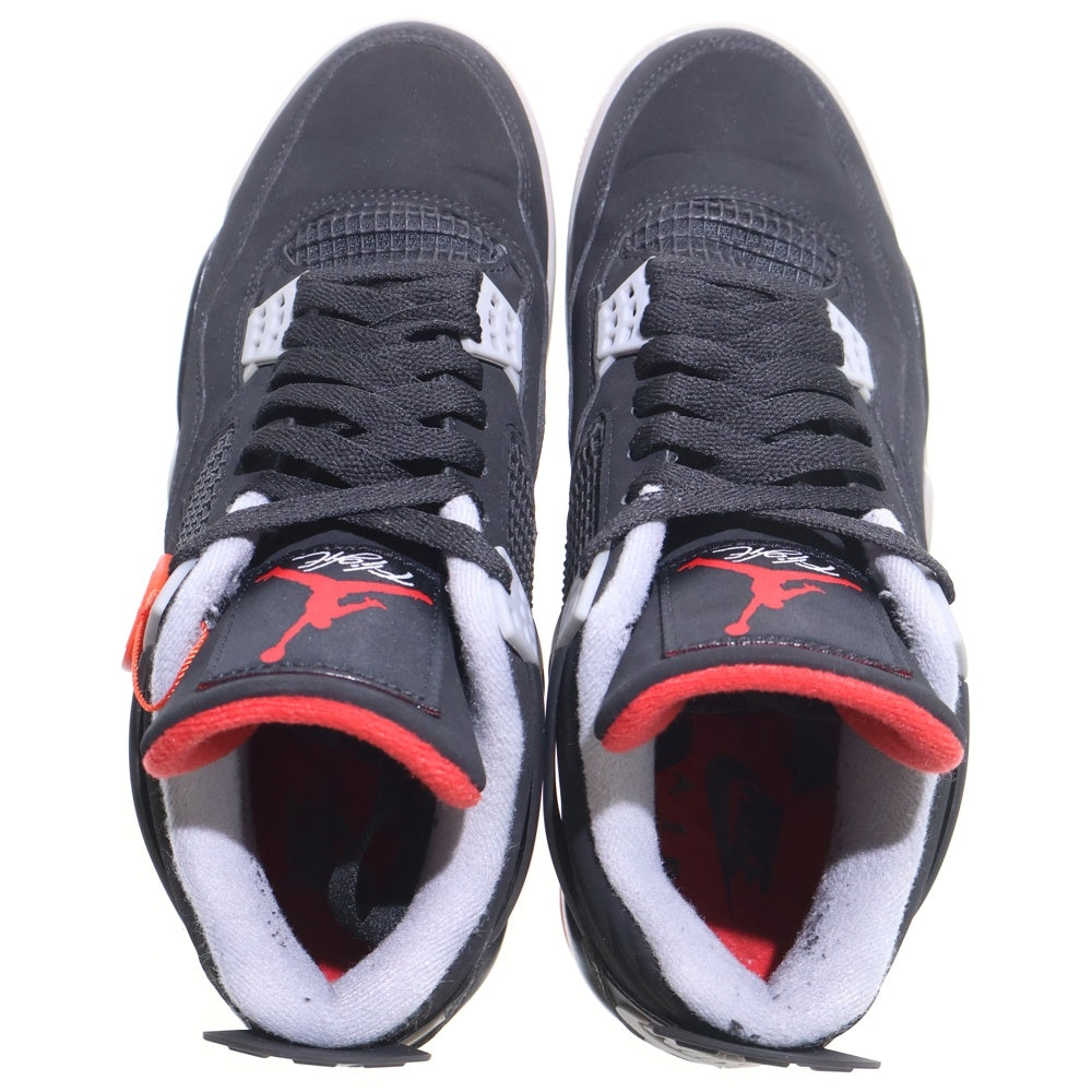 NIKE(ナイキ) AIR JORDAN 4 RETRO BRED エアジョーダン4 レトロ ブレッド ハイカットスニーカー ブラック US8.5/26.5cm 308497-060