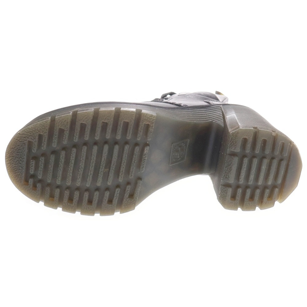 Dr.Martens(ドクターマーチン) CHESNEY チェズニー 8ホール レザー ハイヒール ロングブーツ レディース ブラック 26701001