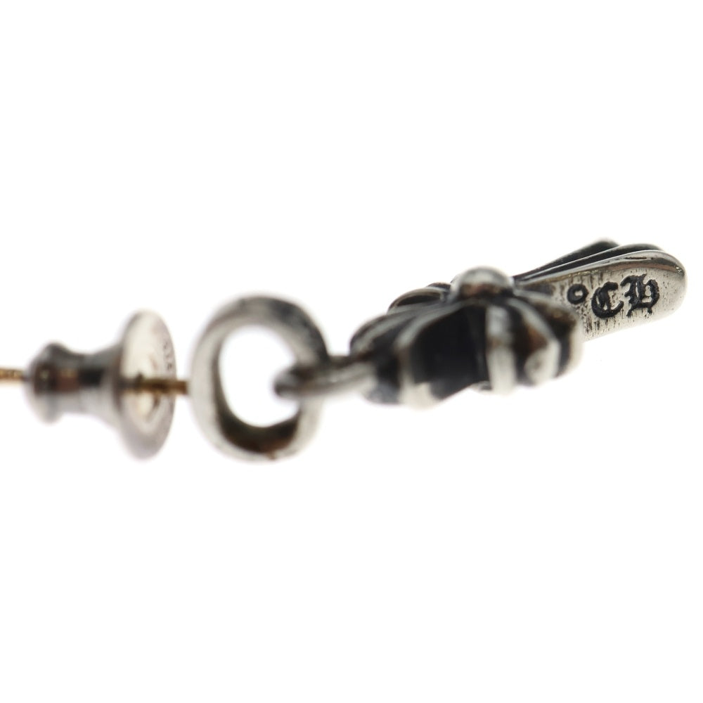 CHROME HEARTS(クロムハーツ) BBY F PPRCHN ベイビーファットクロス ドロップピアス シルバー BCA090